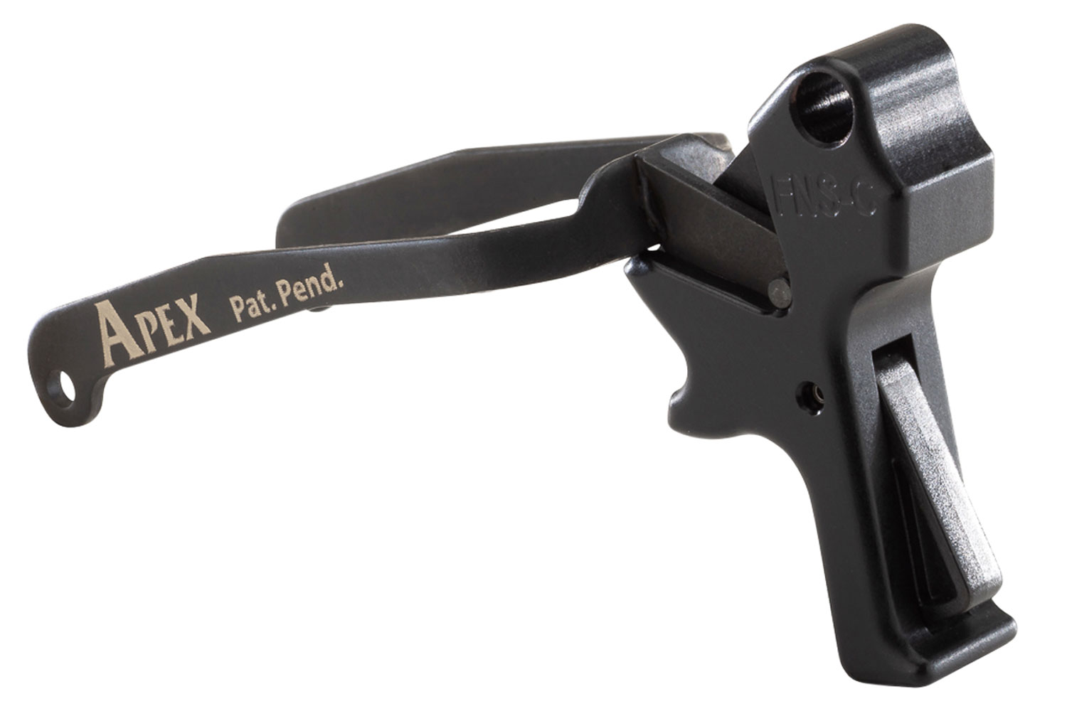 Apex Tactical 119113 Action Enhancement  Black Drop-In Trigger Fits FN FNS Compact