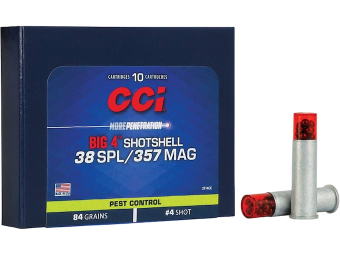 Buy CCI Big 4 Shotshell 38 Special Ammo 84 Grain Lead Shot 200 rounds