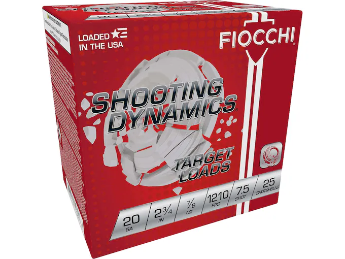 Fiocchi Shooting Dynamics 20 Gauge Ammo 250rounds – Fast Ship