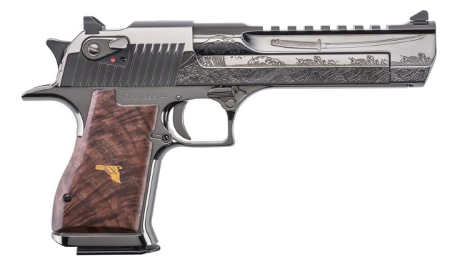 Magnum Research and Iron Monkey Rifle Works Unveil the “Dueling Katanas” Desert Eagle (.50